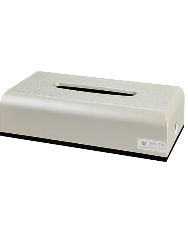 面紙盒_皮紋(白)