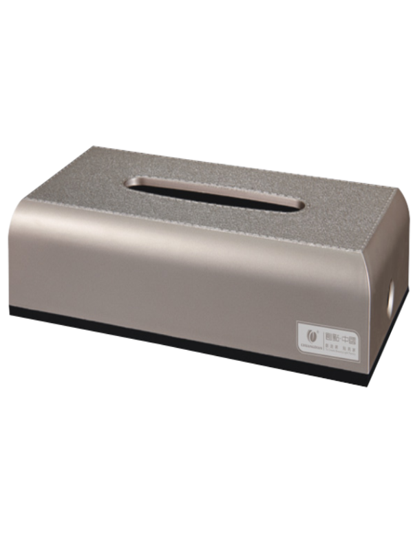 面紙盒_皮紋(金)