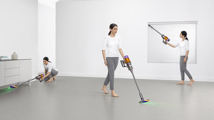 Dyson V12 Detect Slim™ Fluffy 輕量無線吸塵器